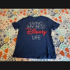 Living my Best Disney Life navy tee from the Disney store.